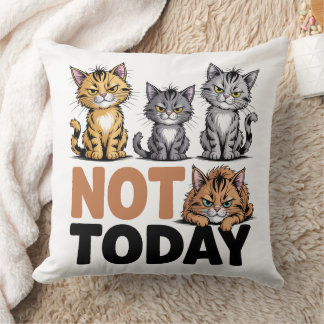 Almofada Gatos Não Hoje