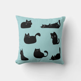 Almofada Gatos pretos engraçados