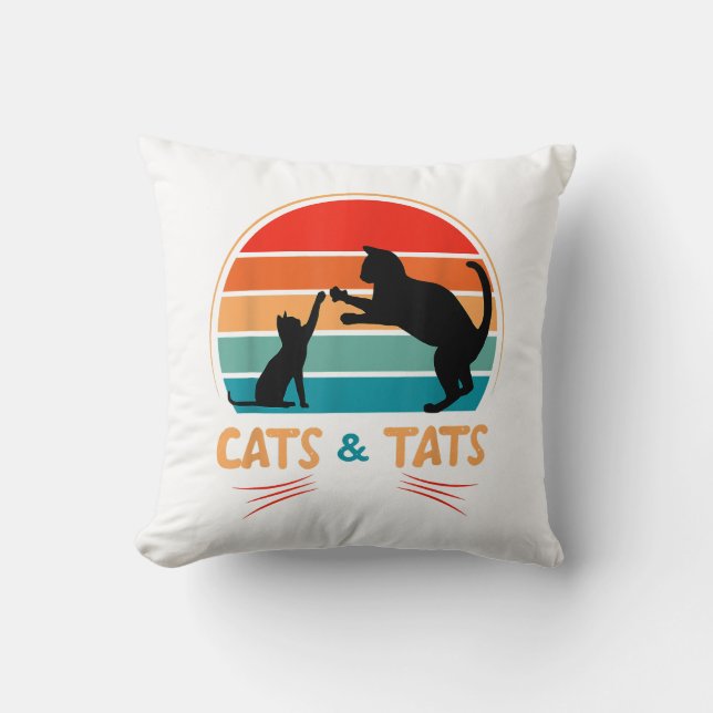 Almofada Gatos & Tats - Gato  (Frente)