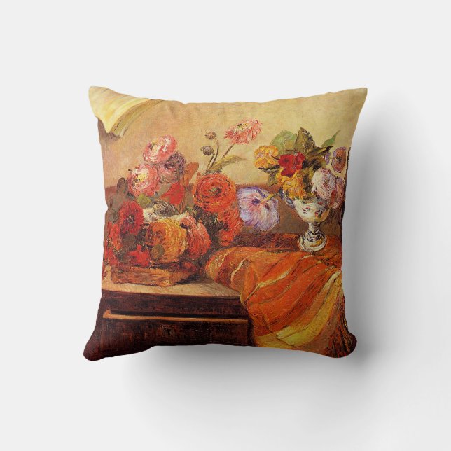 Almofada Gauguin - Potes e Buquês, (Verso)