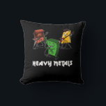 Almofada Geek de Nerd de Metais Pesados da Science Chemistr<br><div class="desc">Design de Geek de Metais Pesados da Science Chemistry para amantes da química.</div>
