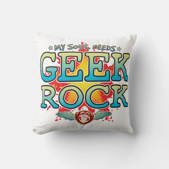 Almofada Geek Rock Soul Cushion (Frente)
