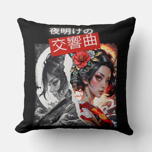 Almofada Geisha Duality (Frente)
