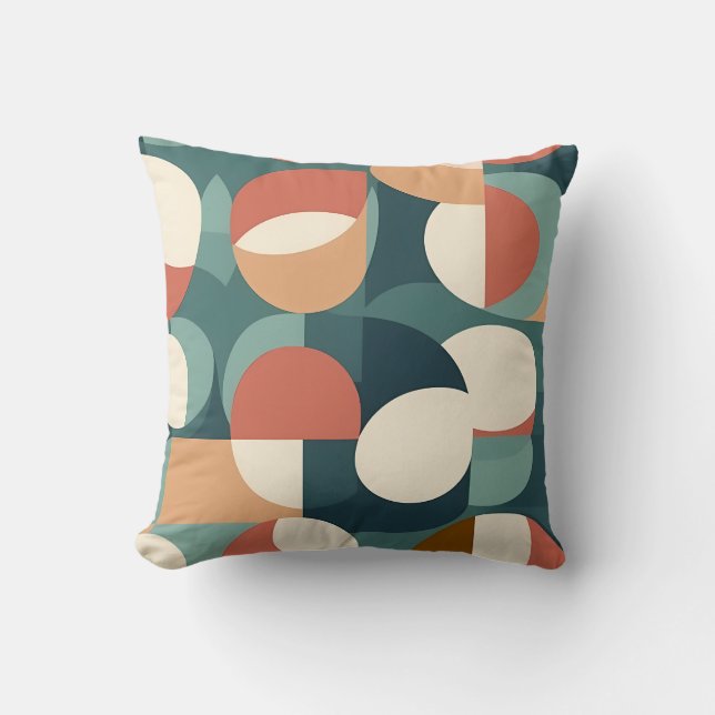 Almofada Gemini said Retro Geometric Semicircle Pillow (Frente)