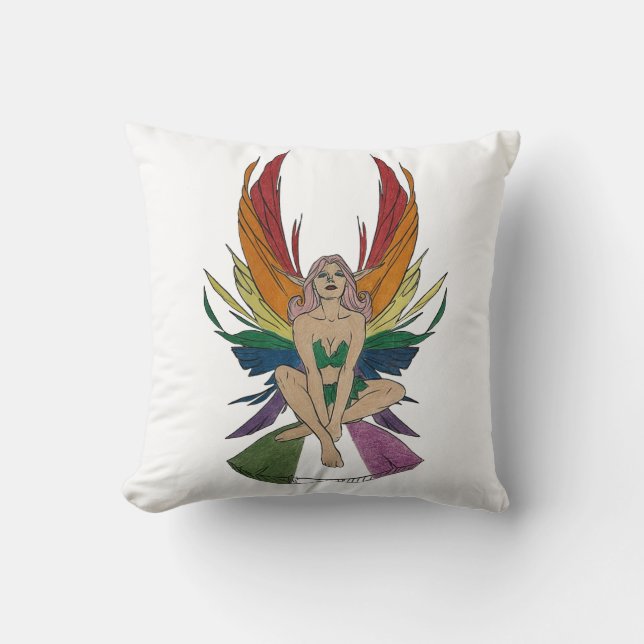 Almofada Genderqueer Faerie (Frente)