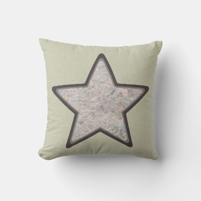 Almofada Geologia Bright Rock Star em Cor Personalizada (Frente)