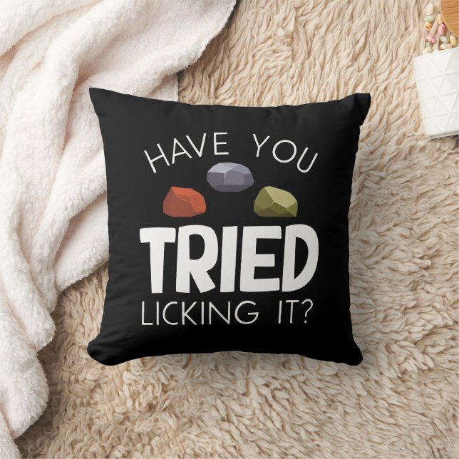 Almofada Geólogo Engraçado Lapidary Rock Collector Rockhoun (Cobertor)