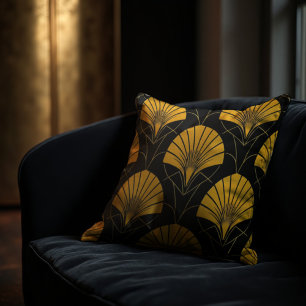 Almofada Geometria do ventilador da Art Deco - Luxe Deco Pr