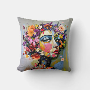 Almofada "Geometria Floral" - Retrato Botânico