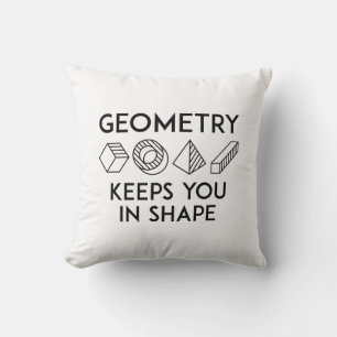 Almofada Geometria Mantém-Nos Em Forma