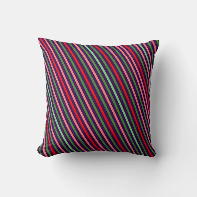 Almofada Geometric colorful simple Throw Pillow (Frente)