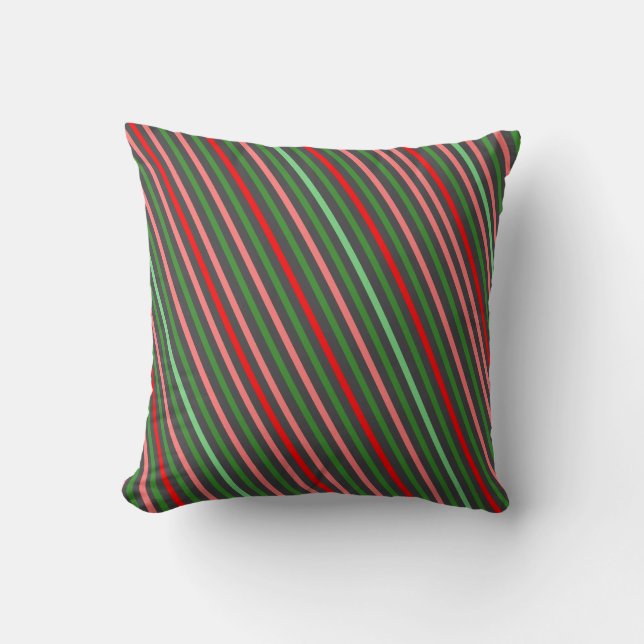 Almofada Geometric colorful simple Throw Pillow (Frente)