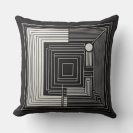 Almofada Geometric Depth Grid