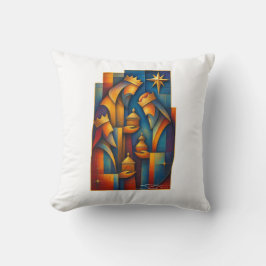 Almofada Geometric Magi - Three Wise Men Christmas Star Art