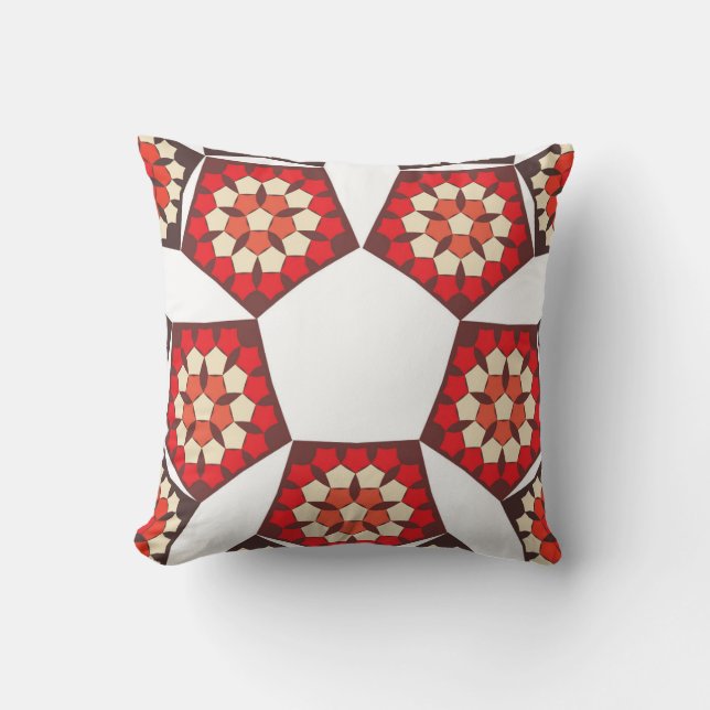 Almofada Geometric Mosaic Harmony Throw Pillow (Frente)