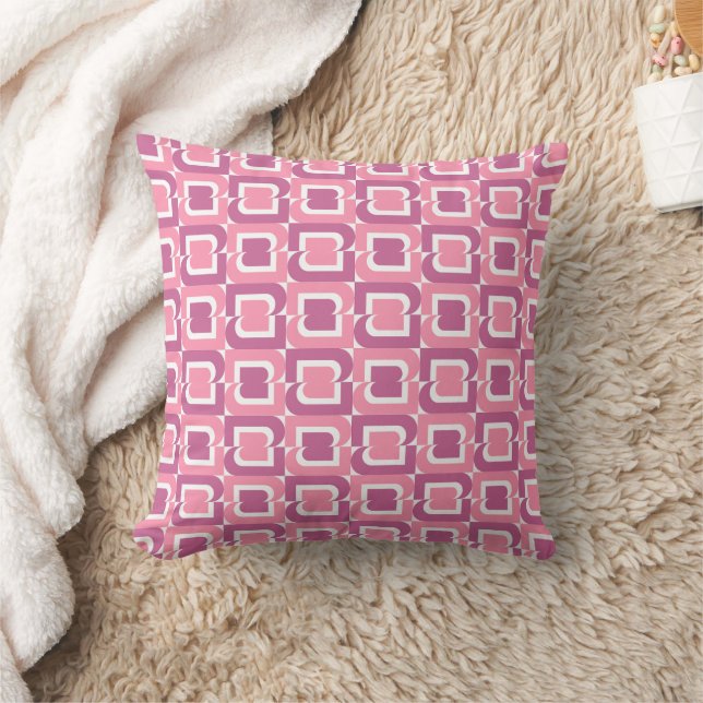 Almofada Geométrico Rosa (Cobertor)