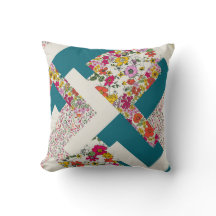 Geométrico - Travesseiro decorativo Floral Moderno