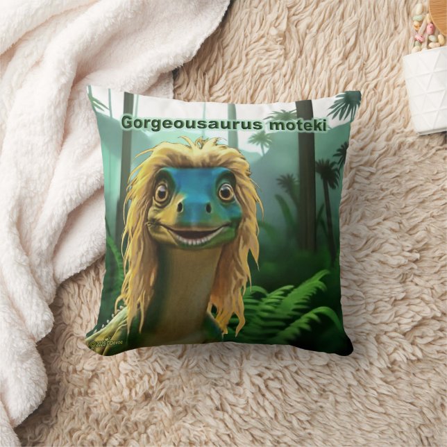 Almofada Georgeousaurus Blond Dinossaur (Cobertor)