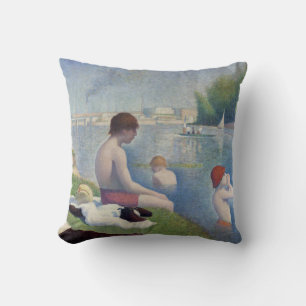 Almofada Georges Seurat - Bathers no Asnieres