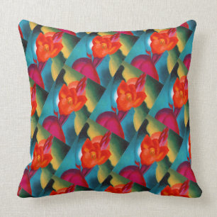 Almofada Georgia O'Keefe 1919 Red Canna