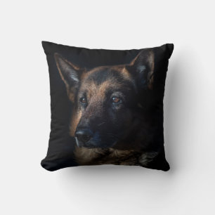 Almofada German shepherd a preto