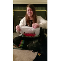 German shepherd Cães de Natal levando para casa, Z