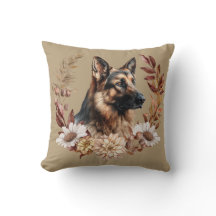 German shepherd Cão Outono