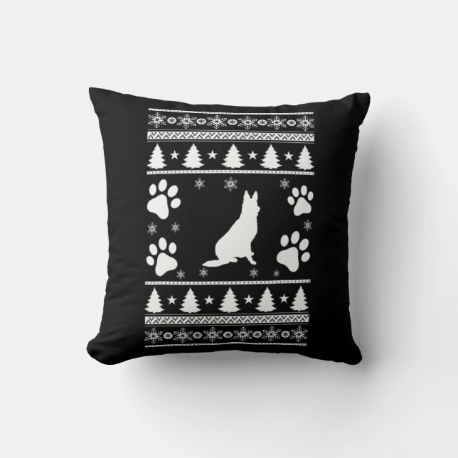 Almofada German shepherd Natal (Frente)