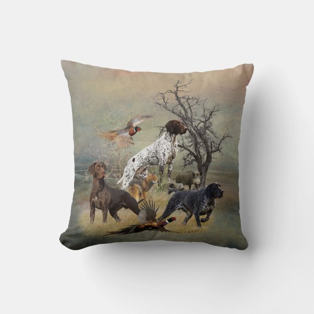 Almofada German Shorthaired Pointers (GSP)     (Frente)