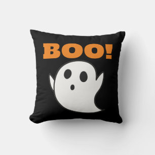 Almofada Ghost bonito com palavras BOO!