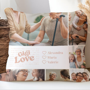 Almofada Gigi Love Poetic Photo Collage