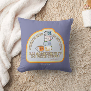 Almofada Gilmore Girls Gráfico de Coffee Quote