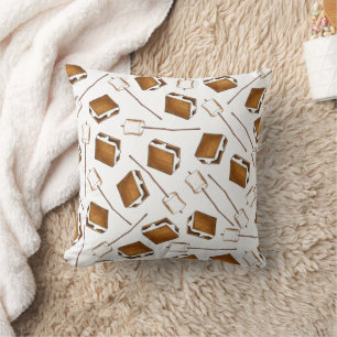 Almofada Gimme S'more tostado Marshmallow Smores Camp