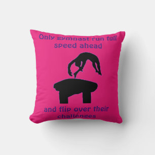 Almofada Ginástica Personalizada de Mensagens do Gymnast Va