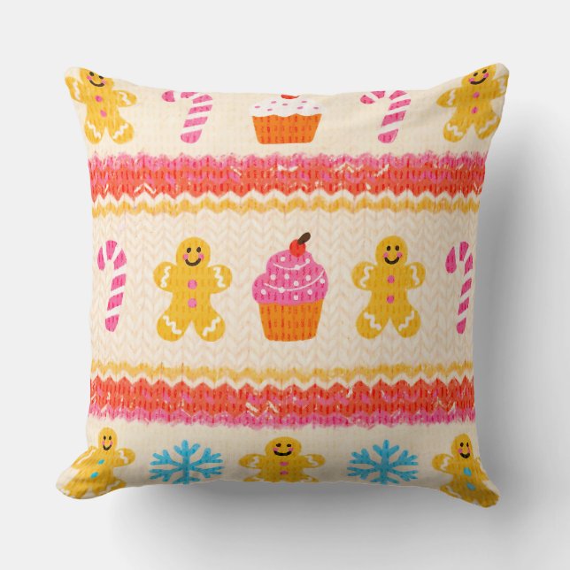 Almofada Gingerbread Christmas Pillow (Frente)