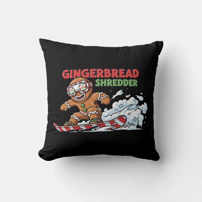 Almofada Gingerpão Snowboarder (Frente)