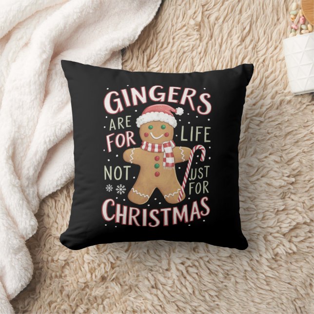 Almofada Gingers São Para A Vida Não Só Para O Natal Engraç (Cobertor)