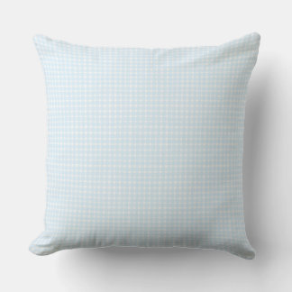 Almofada Gingham Grandmillennial - Cottagecore Azul Bebê