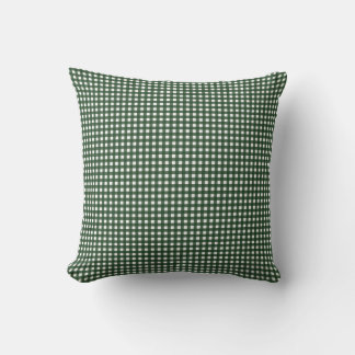 Almofada Gingham Verde e Branco