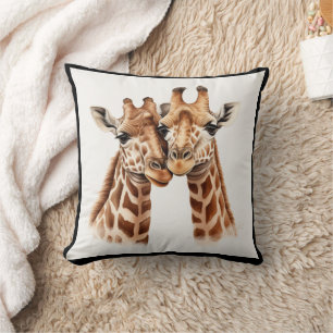Almofada Girafa-branca adora Travesseiro decorativo-animal 