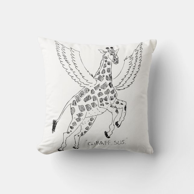 Almofada Girafa + pegasus = Giraffsus (Frente)