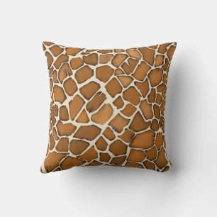 Almofada Girafa Pele com Pele Padrão Impressão