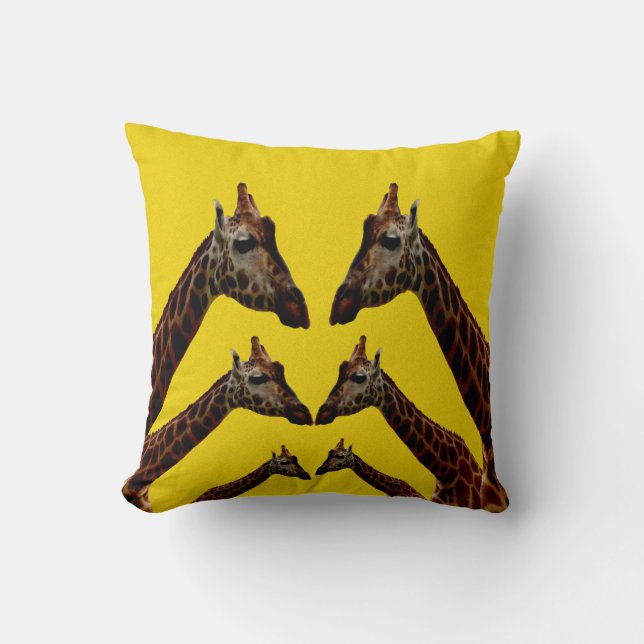 Almofada Girafas Amarelas Jogam Cushion, (Frente)