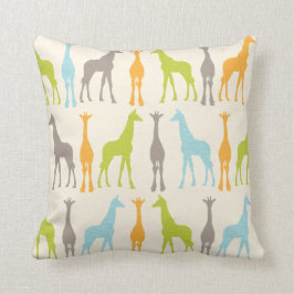 Almofada Giraffe Silhouette Nursery Travesseiro