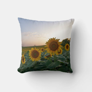 Almofada Girassóis ao anoitecer