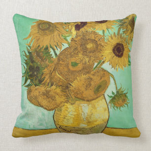 Almofada Girassóis de Vincent van Gogh  , 1888