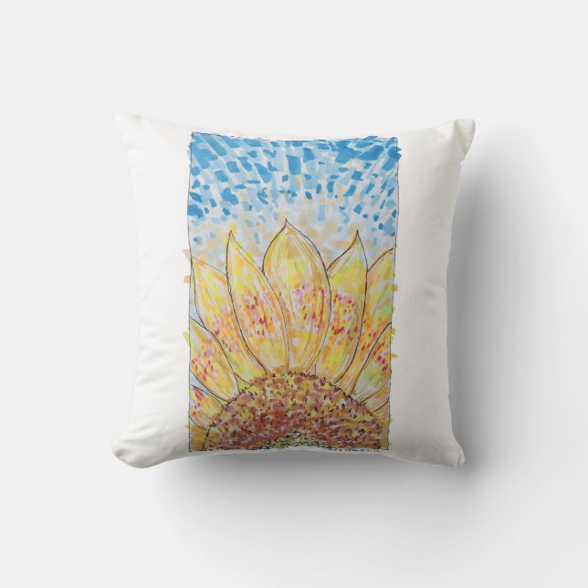 Almofada Girassol Radiant Bloom (Frente)