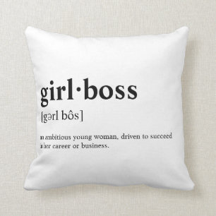Almofada Girlboss - significado do dicionário