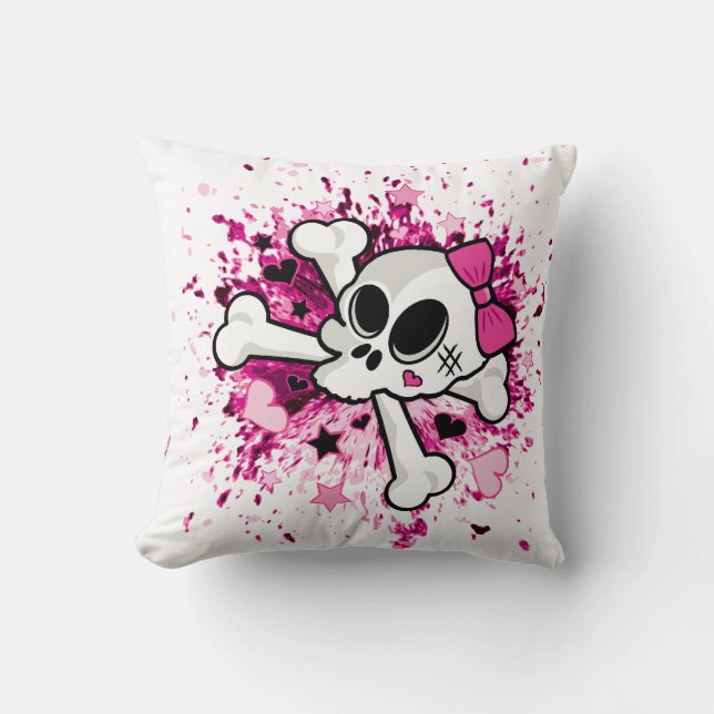 Almofada Girlie Skull (Frente)