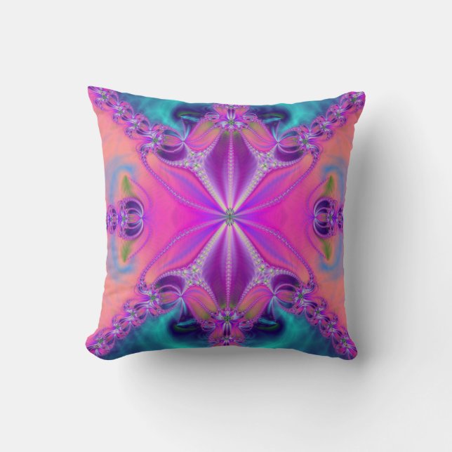 Almofada Girly Fractal Travesseiro (Frente)